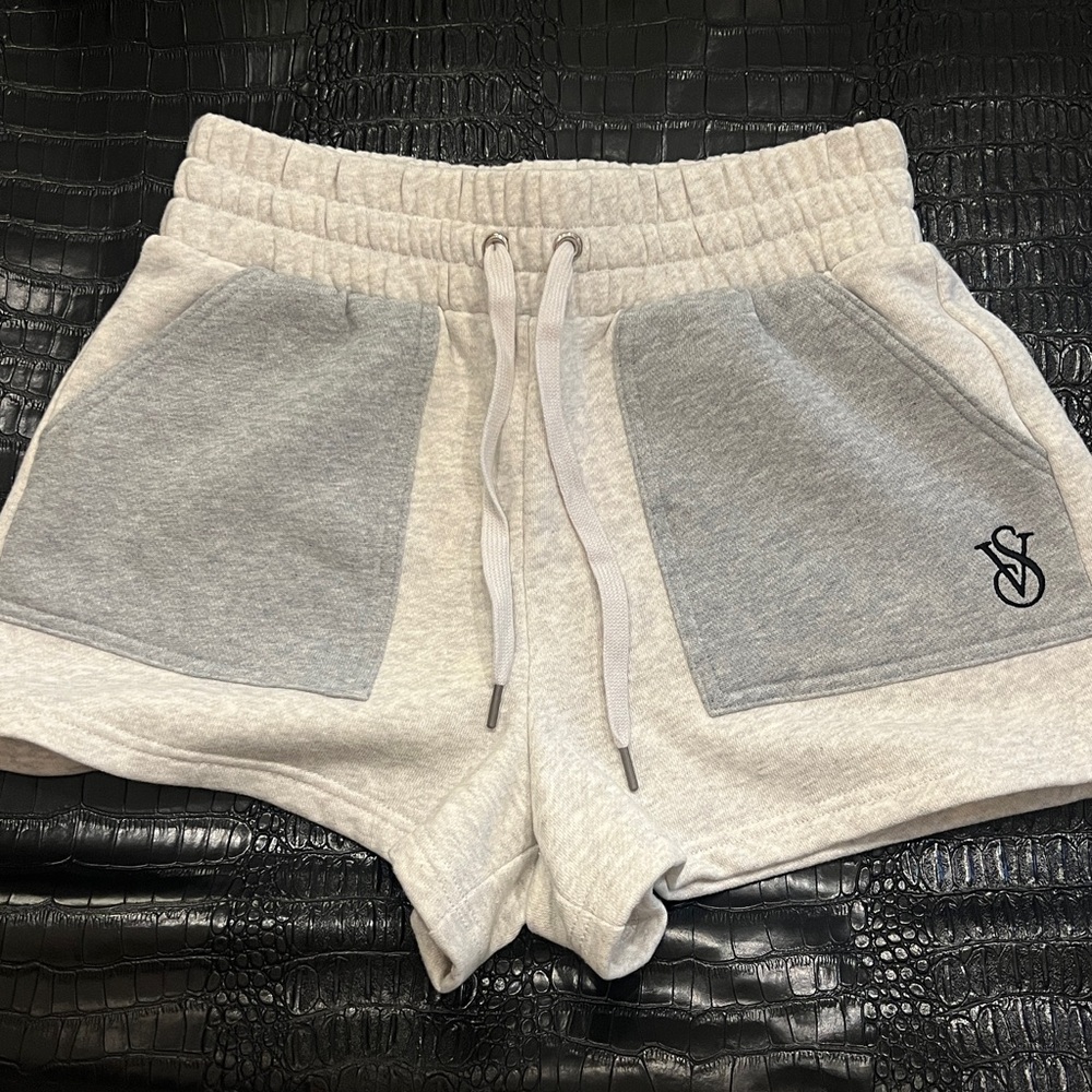 Victoria's Secret Gray on Gray On Point Shorts
